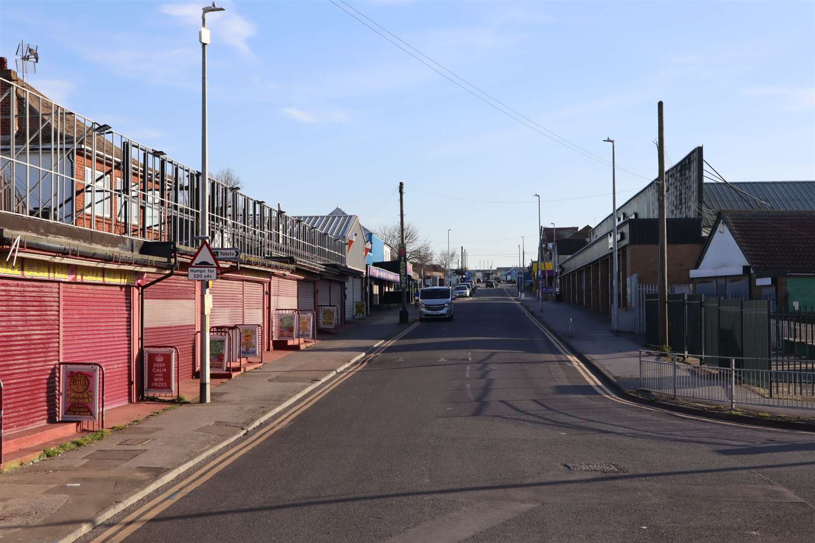 The incident happened in Leysdown Promenade