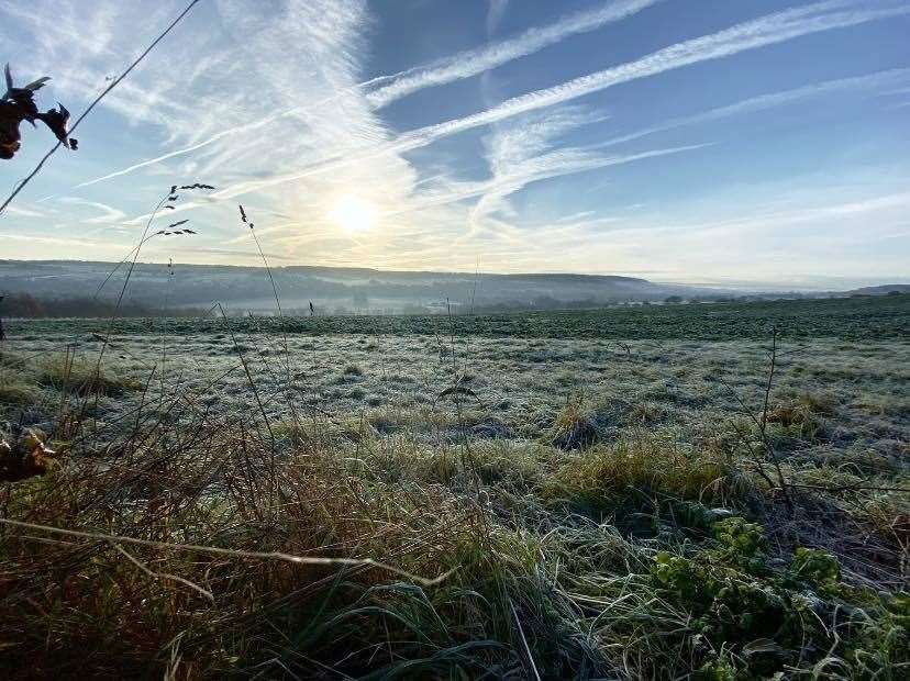 Countryside around Eagle Heights Wildlife Foundation in Lullingstone Ln, Eynsford, Dartford.