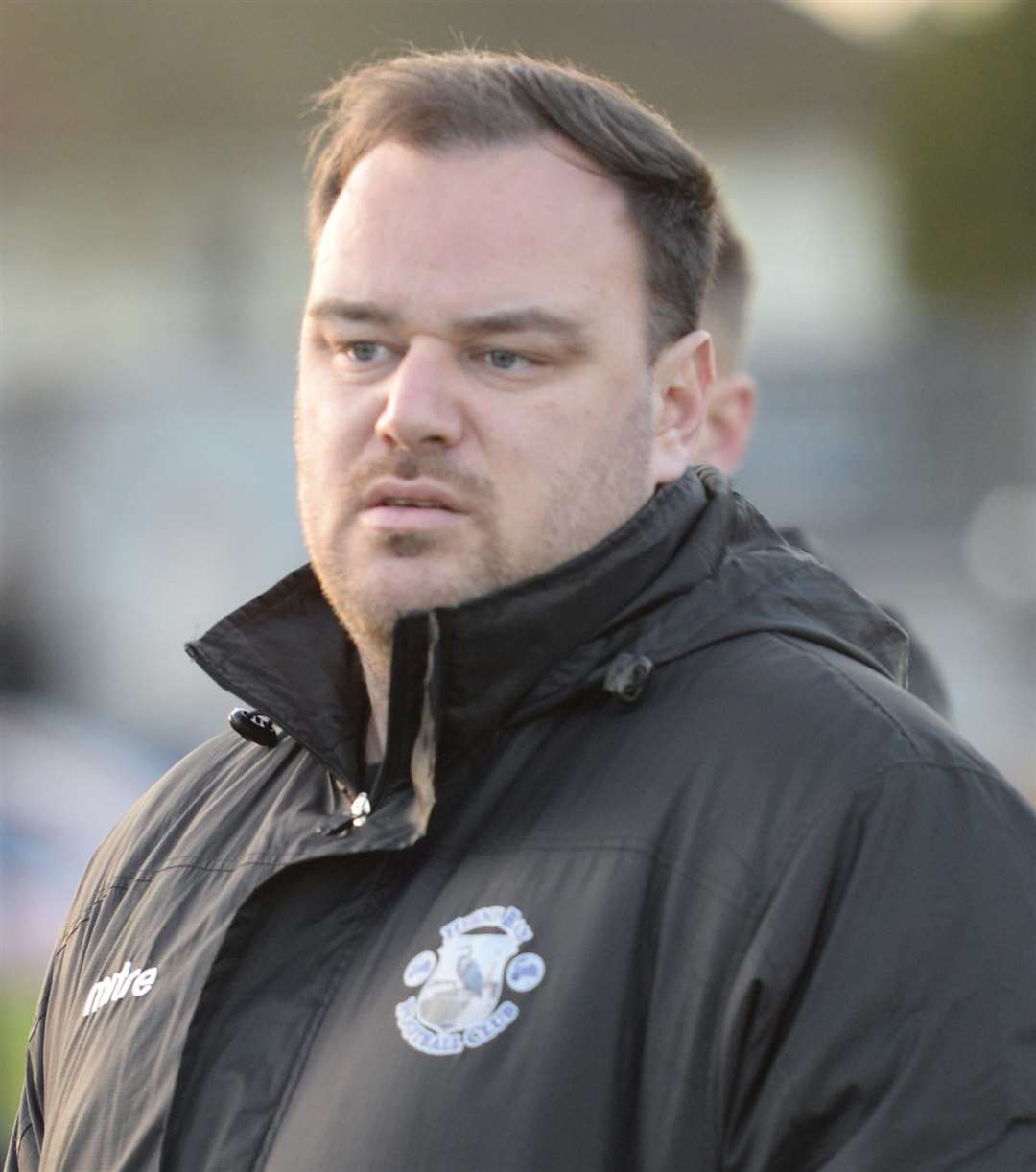 Herne Bay manager Ben Smith. Picture: Chris Davey