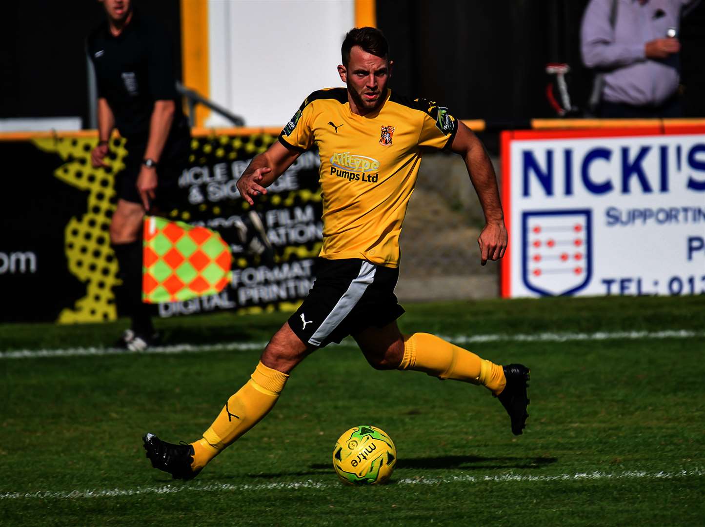 Folkestone defender Josh Vincent Picture: Alan Langley