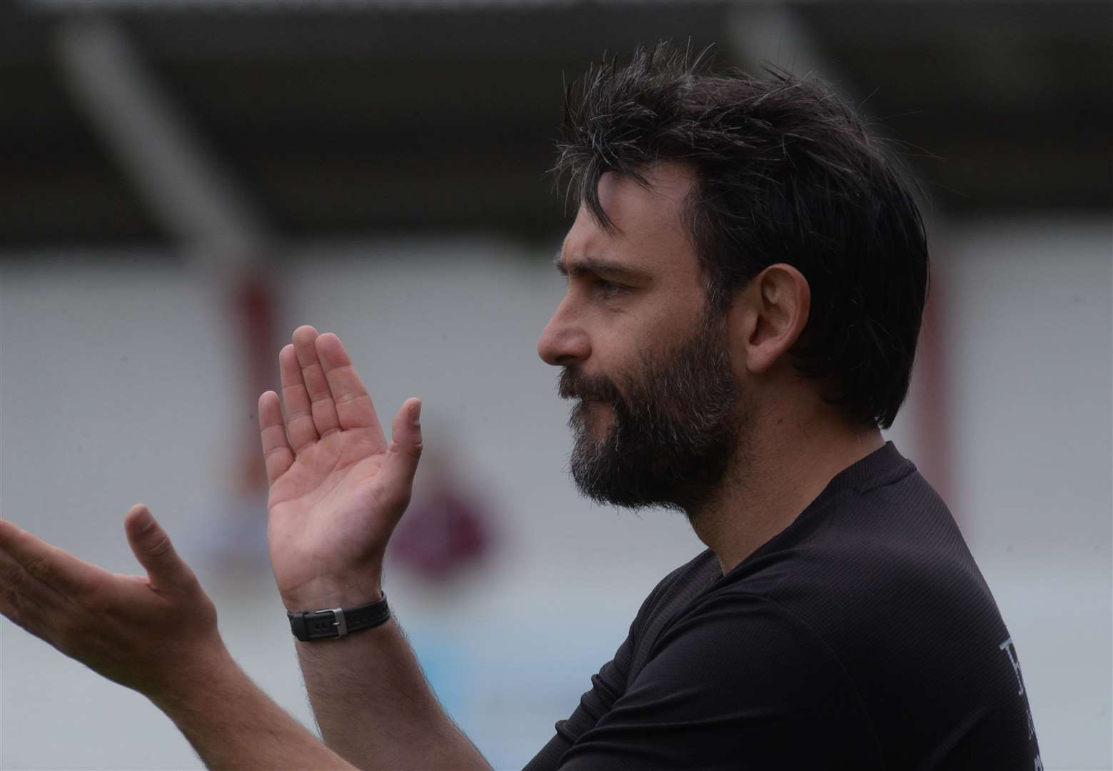 Ramsgate head coach Lloyd Blackman Picture: Chris Davey