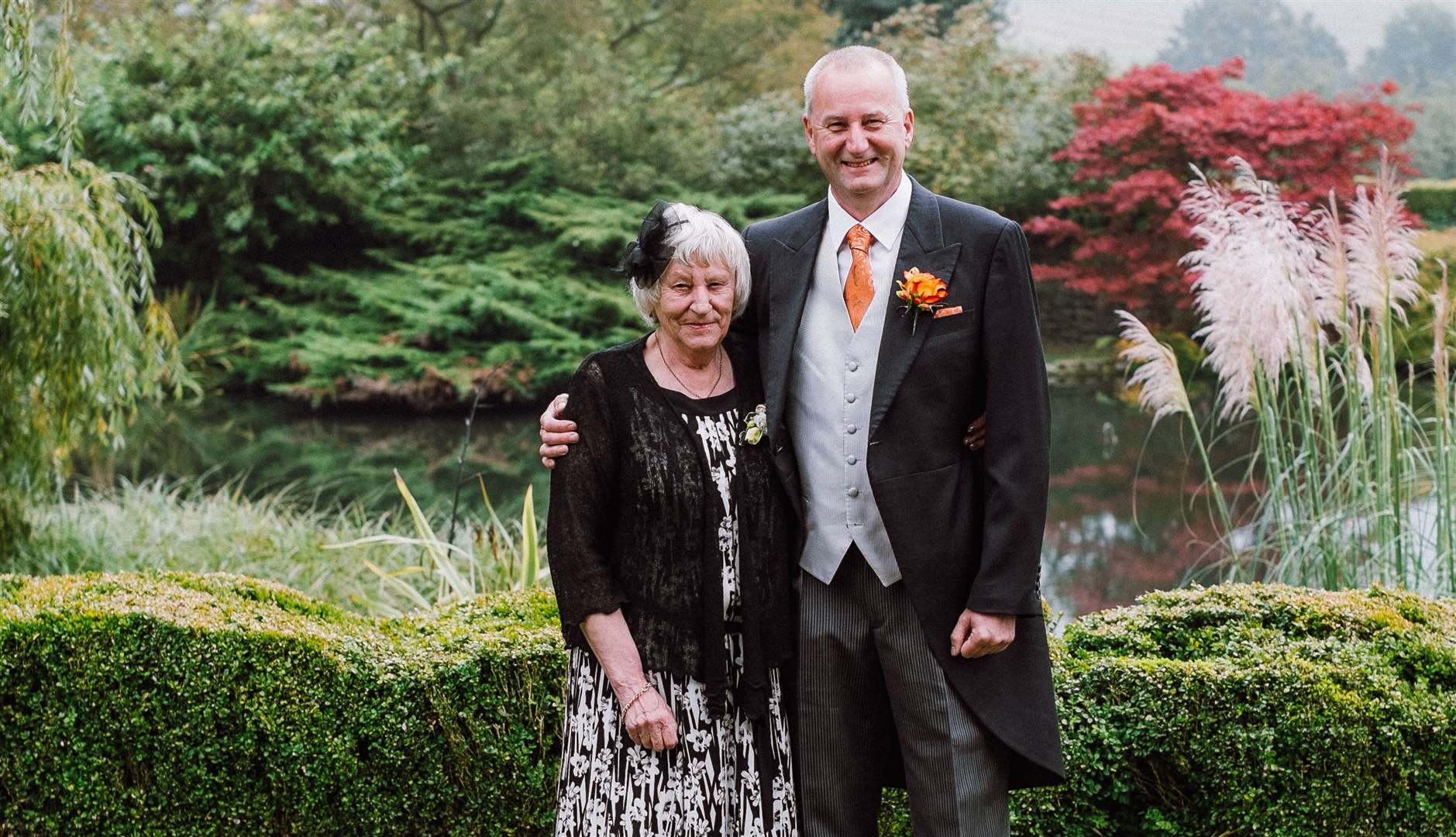 Doreen and Stephen Martin at his wedding