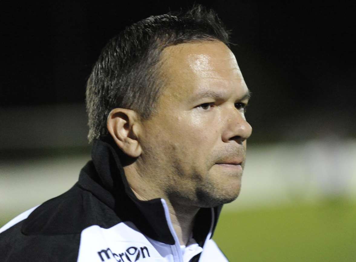 Deal Town caretaker manager Dave Johncock is enjoying being at the helm of the Southern Counties East League side. Picture: Tony Flashman