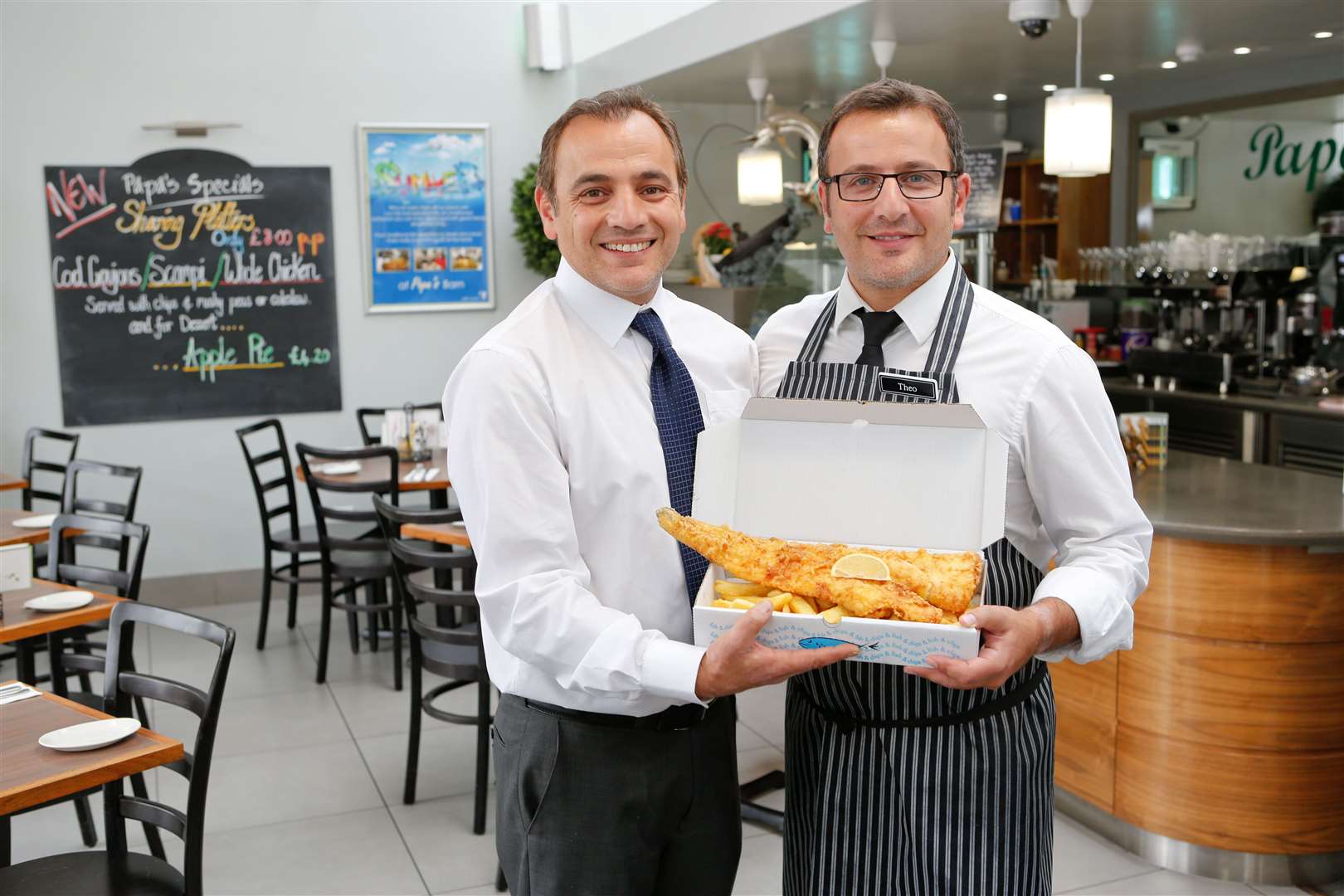 Owners of Papa's Barn in Aylesford, Theo and Michael Papa-Adams.