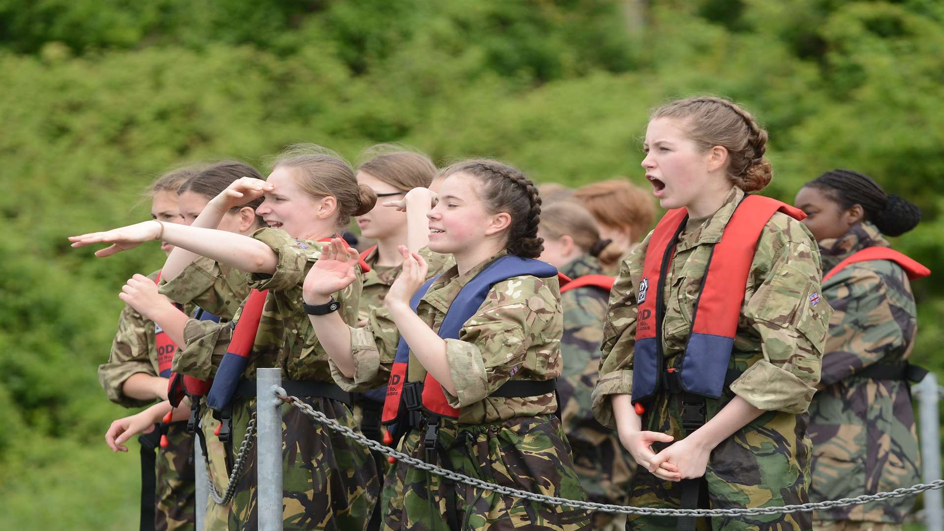 The Cadet open day was held at Brompton Barracks.