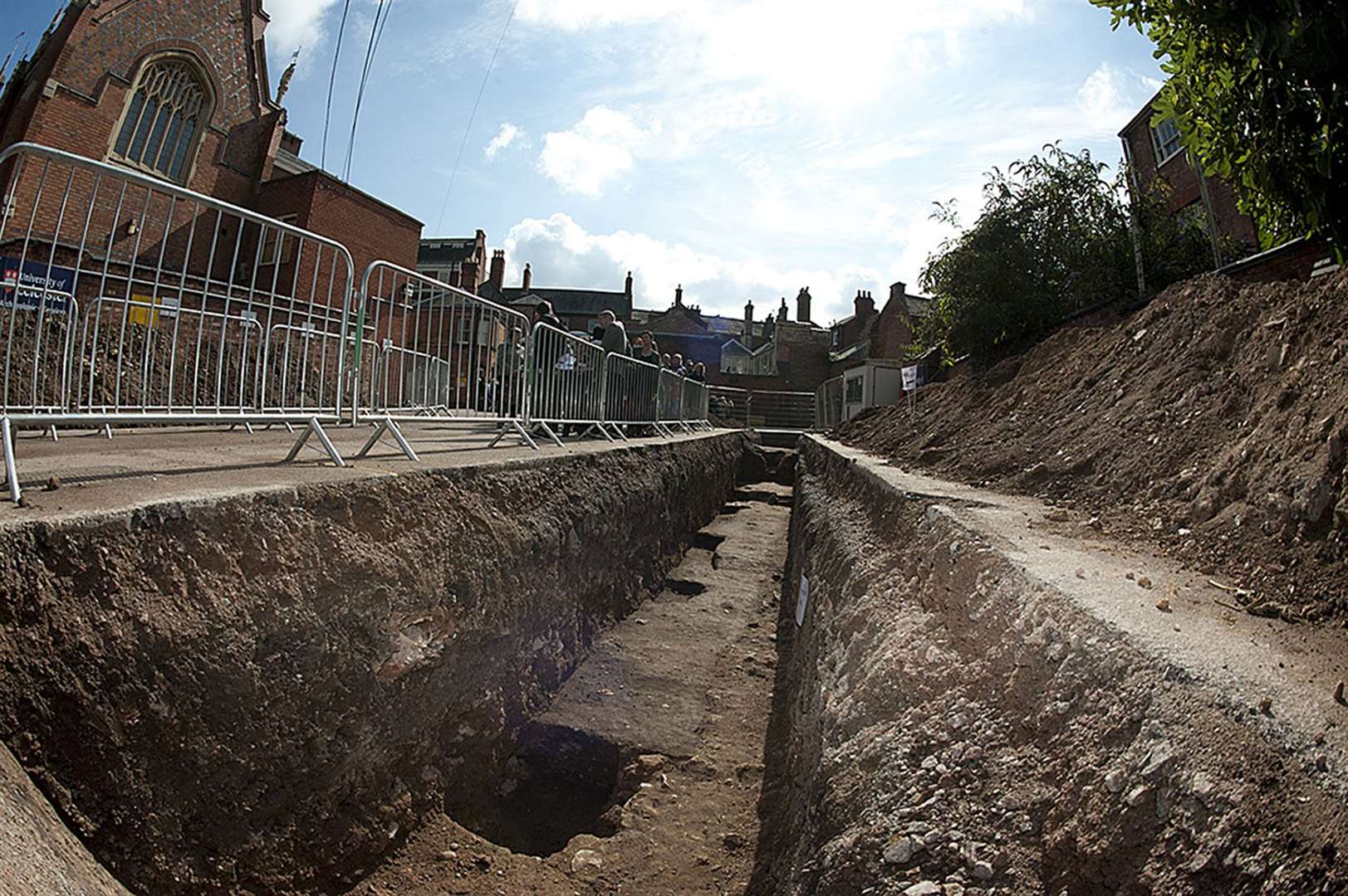 Richard III’s remains were found under a car park in Leicester (University of Leicester/PA)