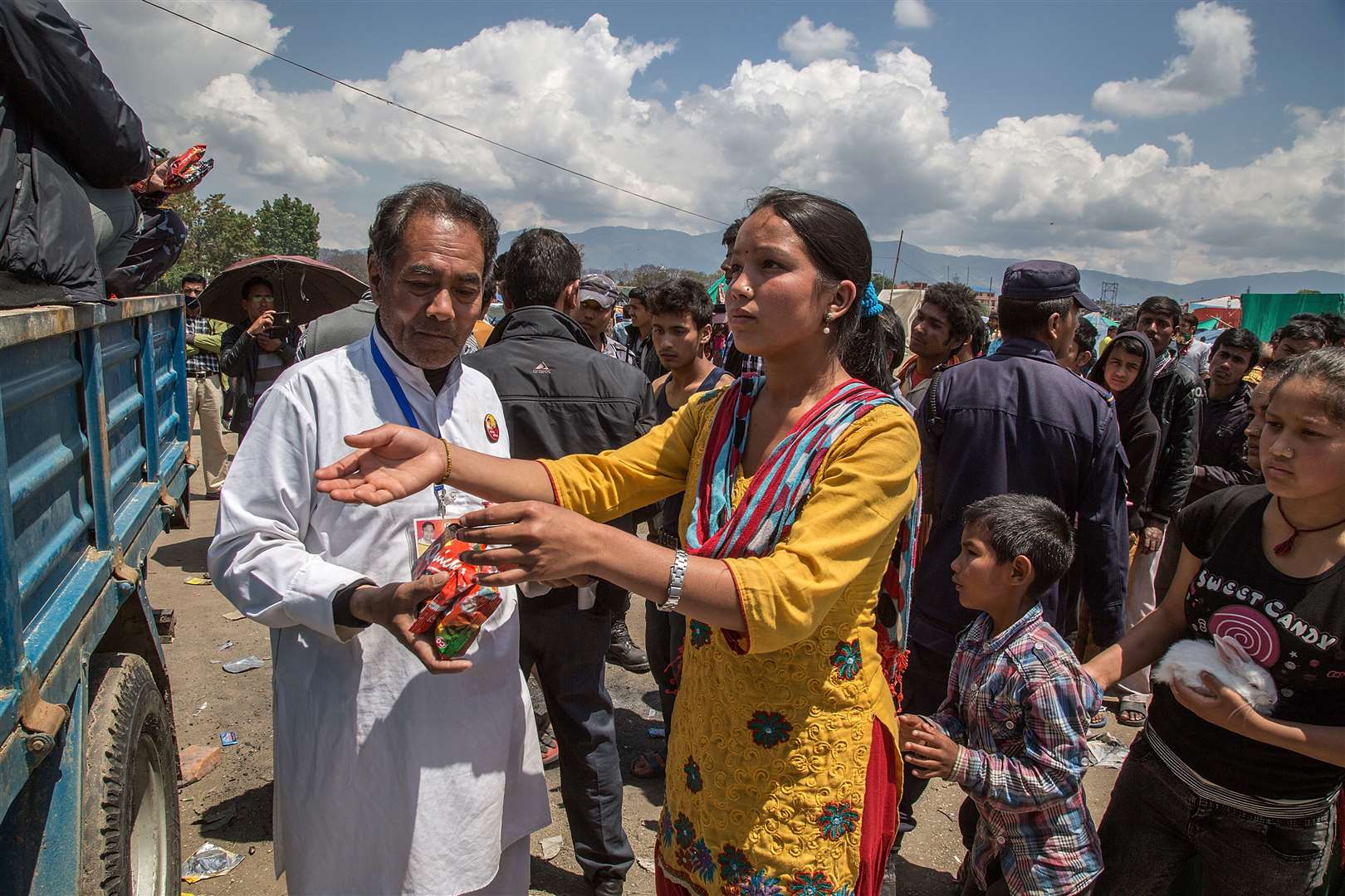 The aftermath of the Nepal quake disaster. Picture: Omar Havana, Getty Images.