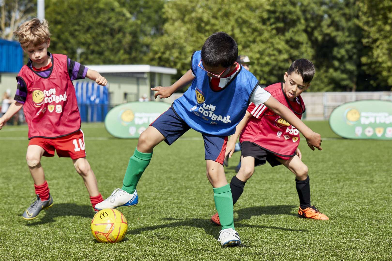 Free football sessions for children in Dartford have been running throughout April. Picture: McDonald's