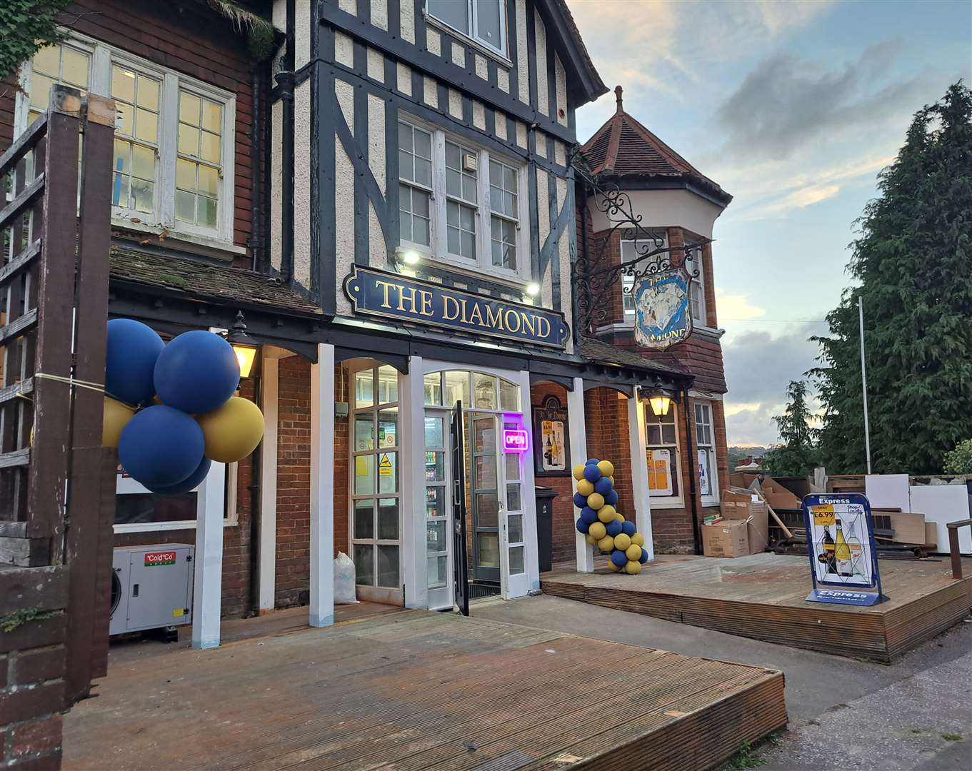 A new grocery store has taken over former The Diamond pub in Heathfield Avenue, Dover