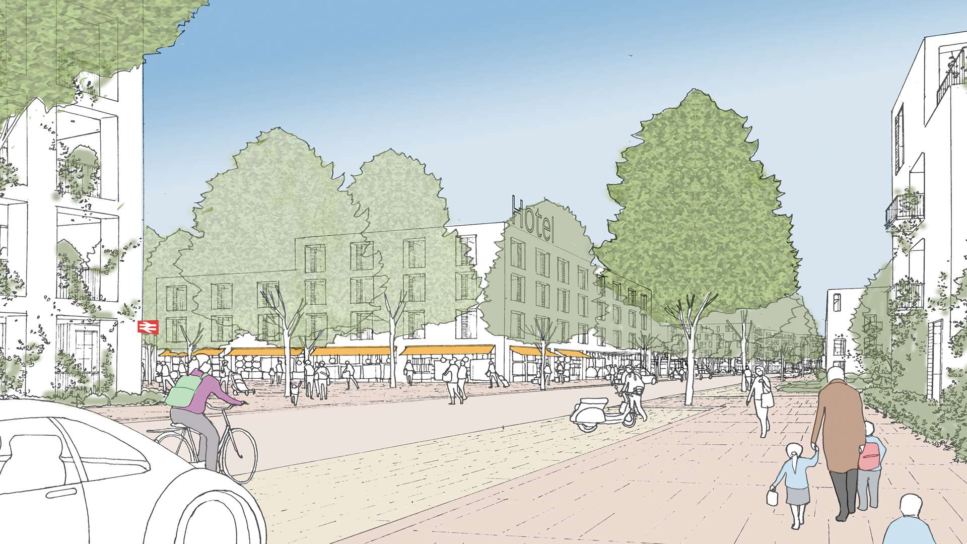 Station gateway. Artists impression