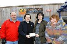 Foodbank receives cheque