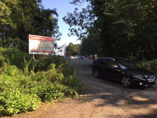 The entrance to the hockey club