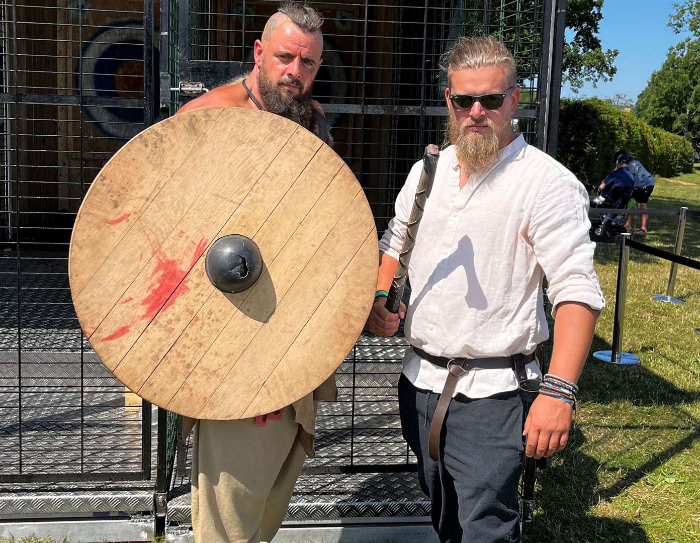 Rob and Ben from Naughty Norse in Folkestone at the Kent County Show