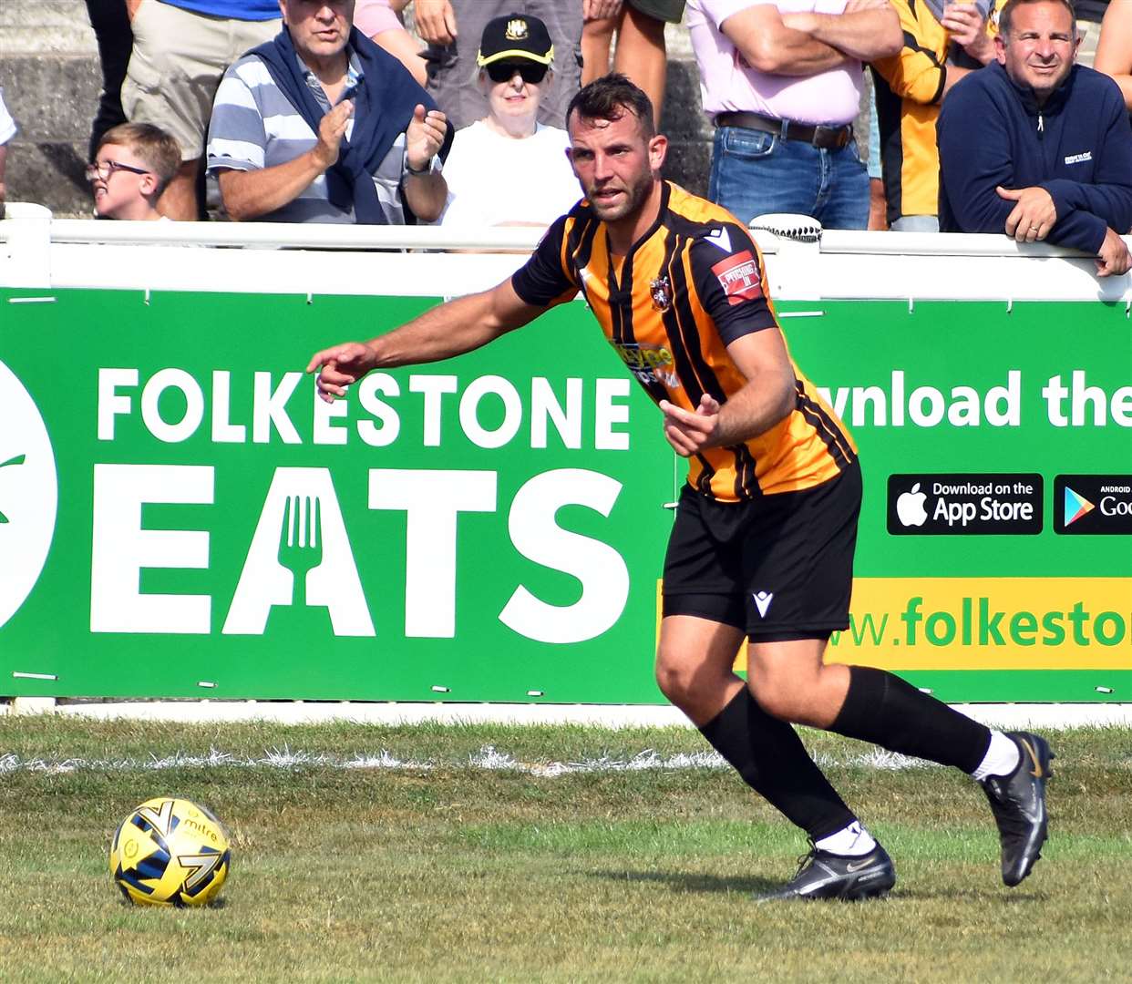 Folkestone defender Josh Vincent Picture: Randolph File