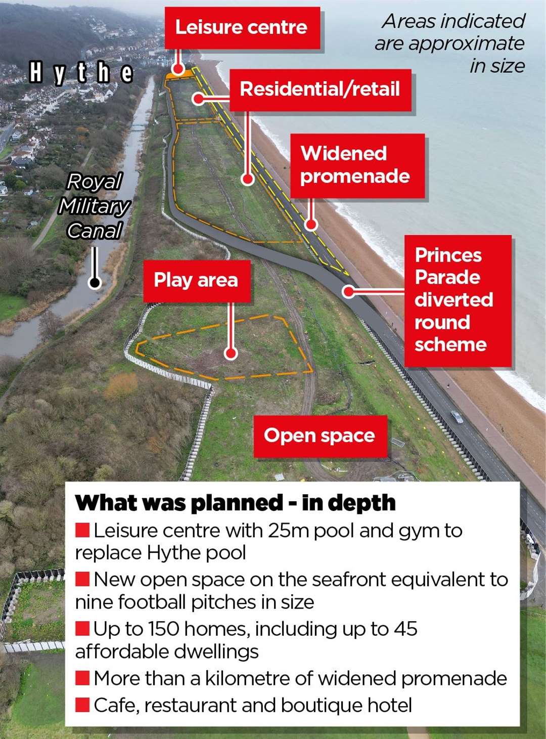 How the scrapped Princes Parade development was set to be laid out