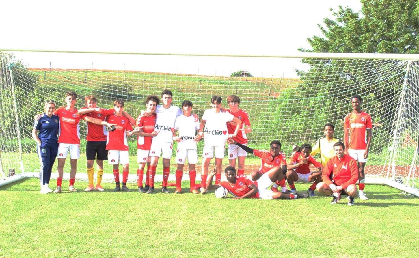 Haberdashers’ Aske’s Crayford Academy hosted the charity football match