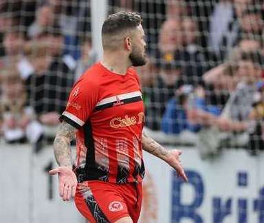 Striker Paul Vines - netted in the first half on Saturday as Punjab United lost 2-1 at Erith Town. Picture: PSP Images