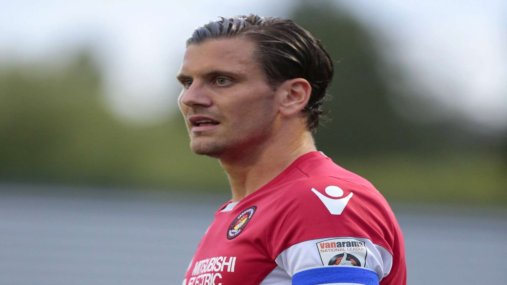 Tom Bonner captained Ebbsfleet United last season Picture: Martin Apps