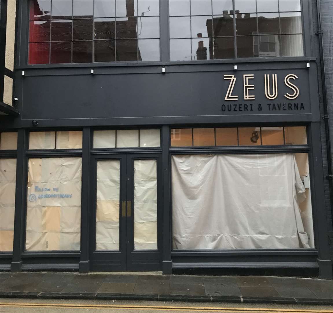 The pop-up will open at the former Zeus Ouzeri & Taverna in Orange Street, Canterbury. Picture: George Bartlett