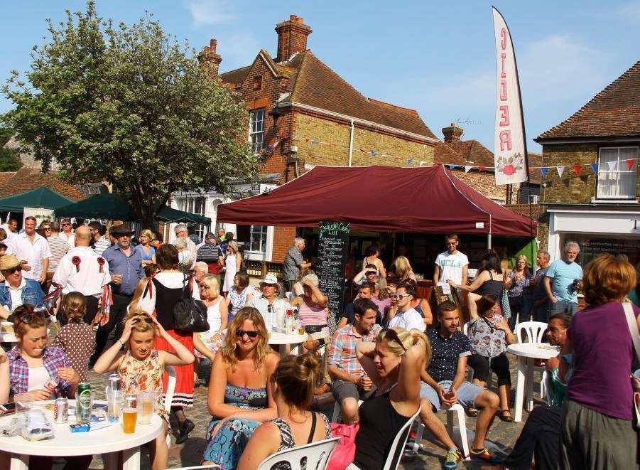 Sandwich Folk & Ale Festival always attracts a good crowd