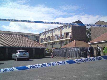 Conyngham Close, Ramsgate, where the body of 64-year-old John Joyce was discovered. A post mortem revealed he died from stab wounds.