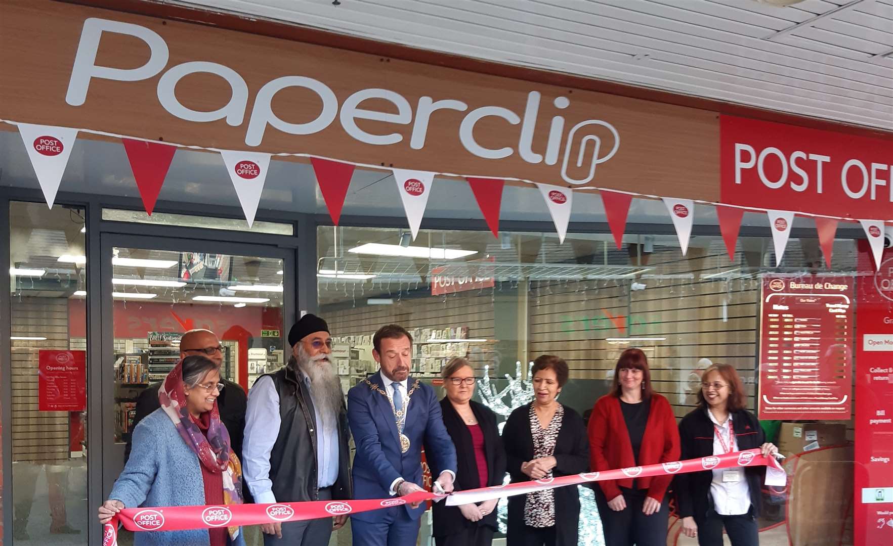 The Mayor of Gravesham declared the branch open. Picture: Post Office