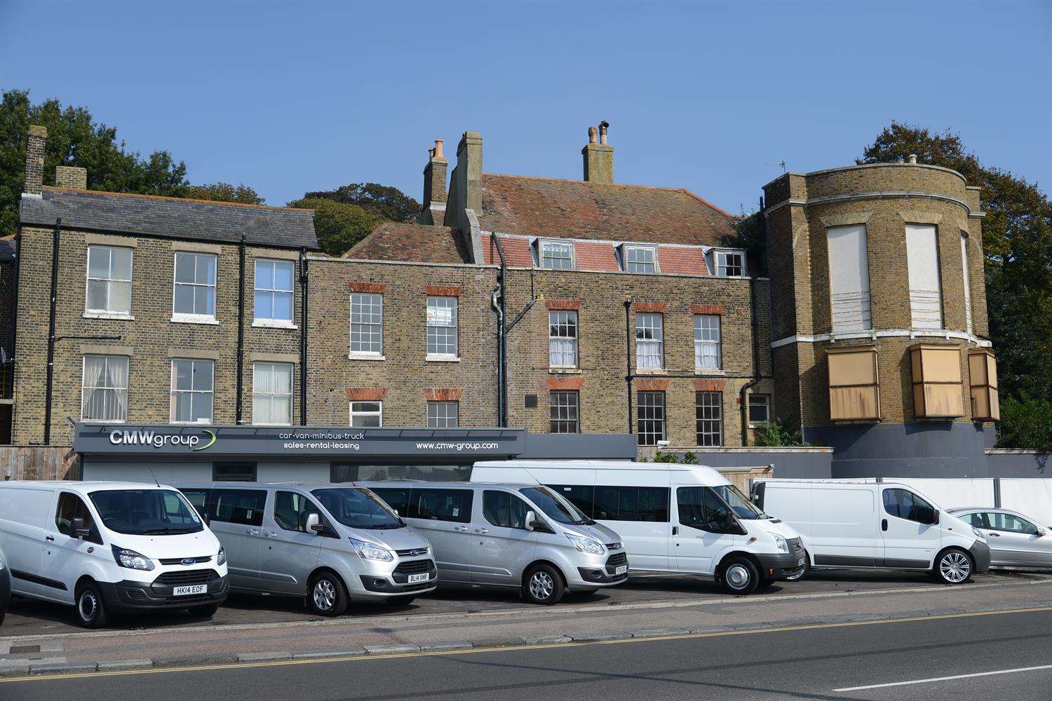 The Grade II listed building, behind the CMW car wash