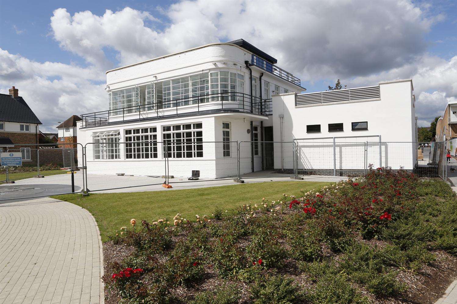 The Air Field Control Tower at Kings Hill which is to become a Costa Coffee. Picture: Matthew Walker