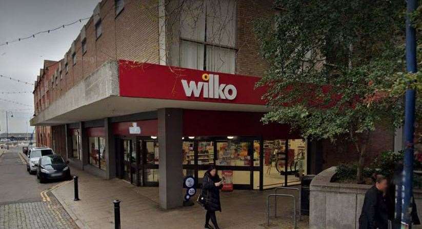 Butterfill kicked store detective Lee Dimond in the head at the Wilko store in Ramsgate. Stock picture: Google Maps