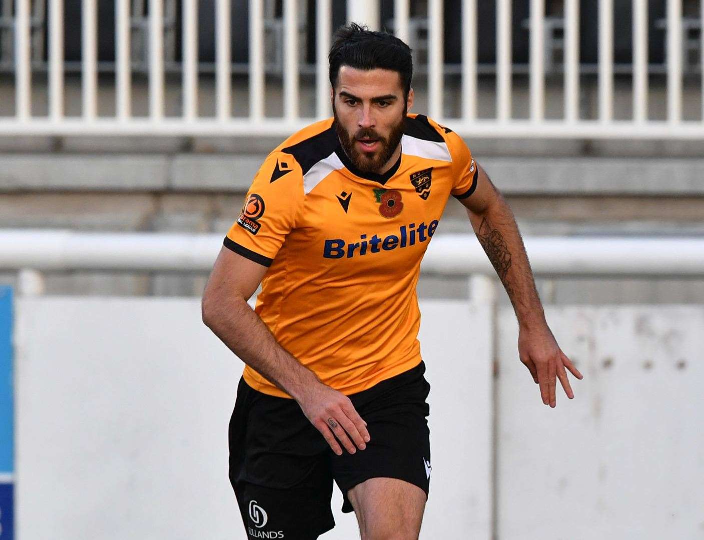 Maidstone winger Joan Luque Picture: Keith Gillard