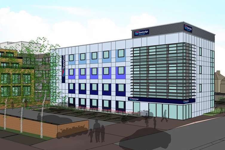 The proposed Sittingbourne Travelodge