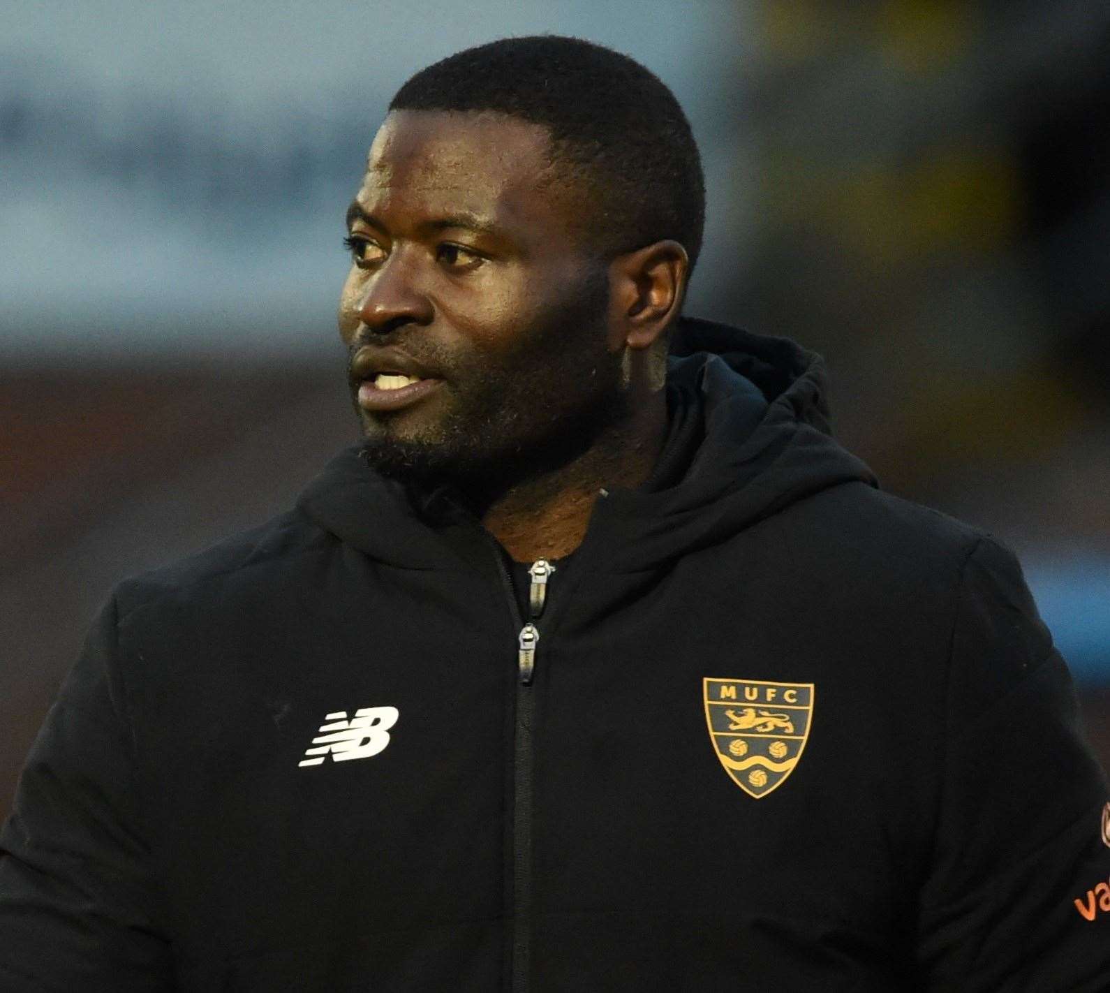 Maidstone United manager George Elokobi. Picture: Steve Terrell