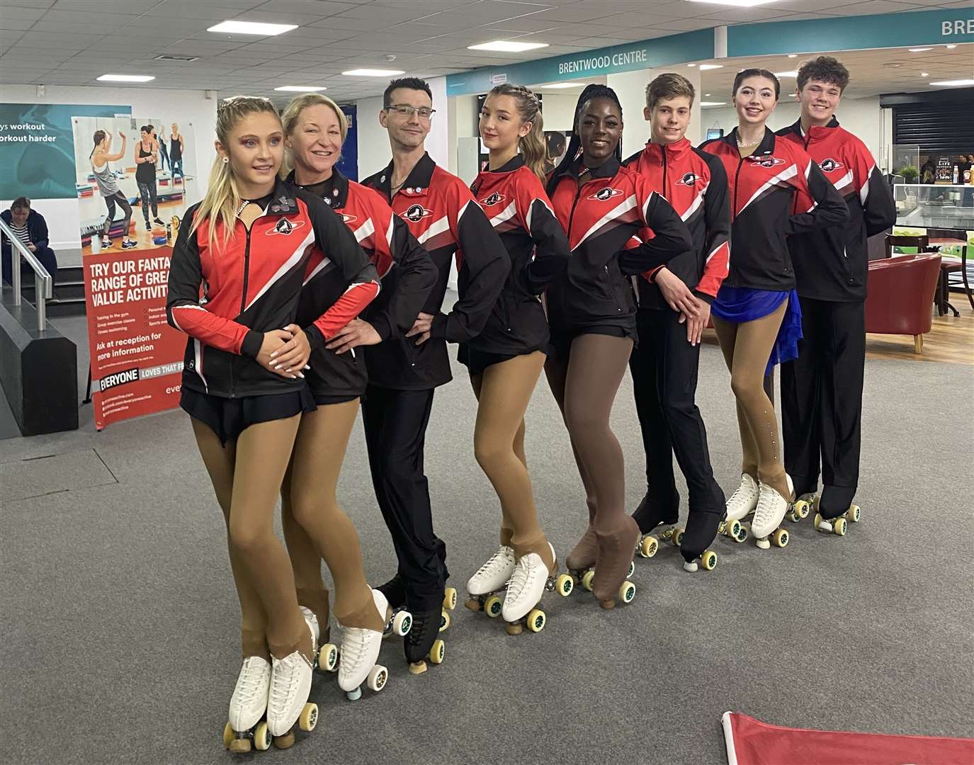 The club at the GB Artistic Roller Dance championships. Picture: Medway Roller Dance