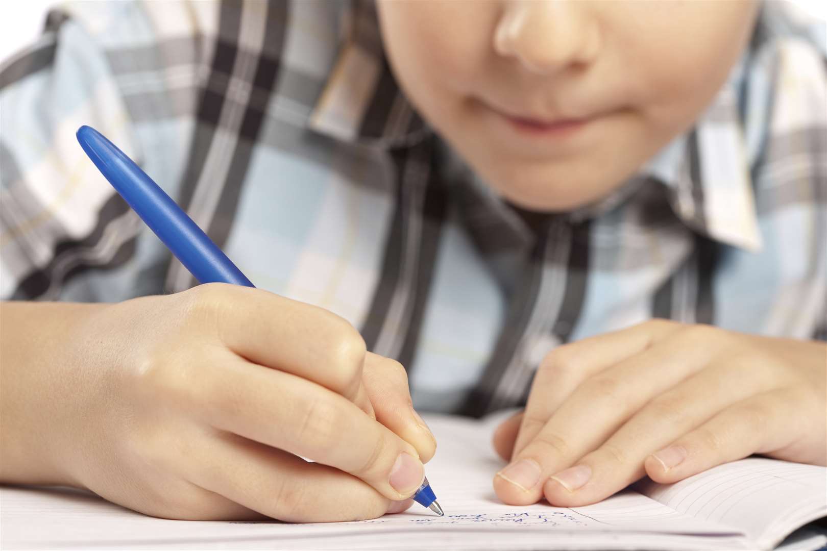 A schoolboy taking an exam. Picture: Library image