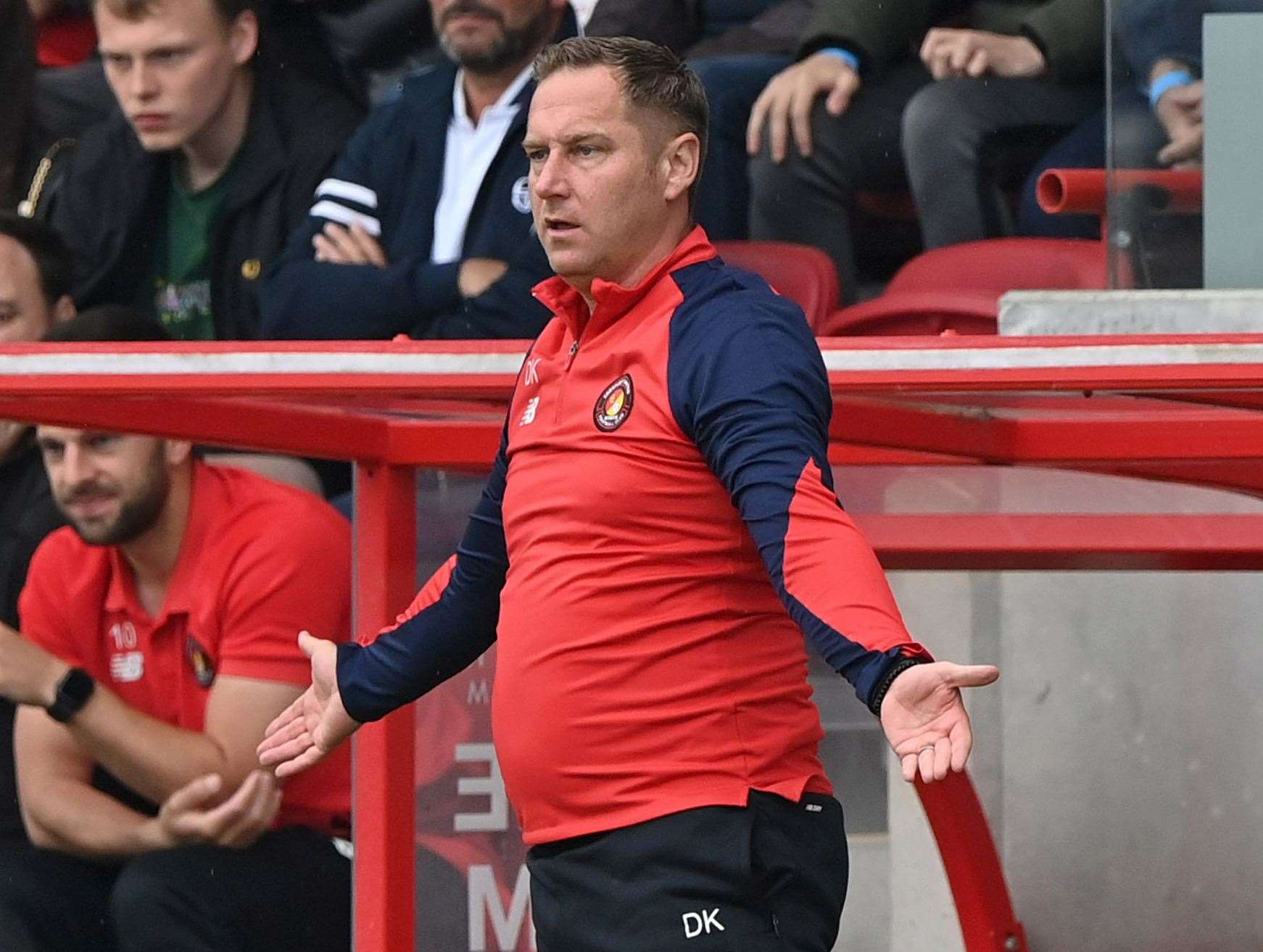 Ebbsfleet boss Dennis Kutrieb won't make rash signings this summer. Picture: Keith Gillard