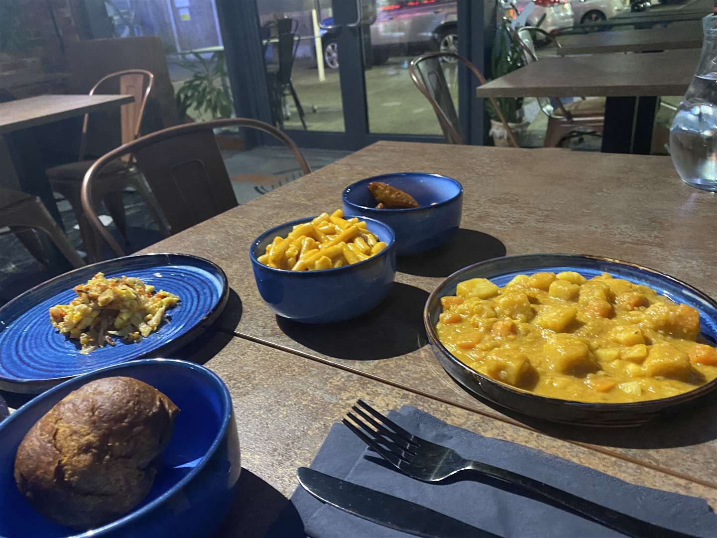 A great spread of Caribbean cuisine so much so, a second table had to be pulled up