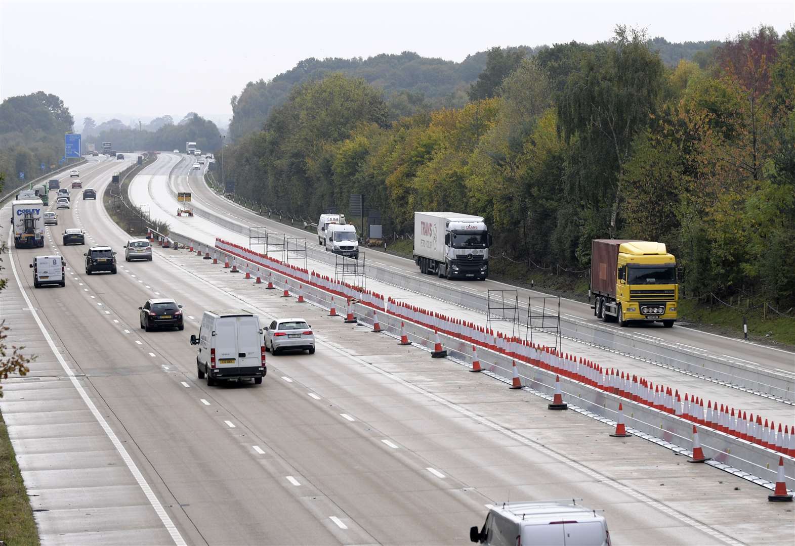 M20 near junction 9 (Ashford)..Picture: Barry Goodwin.. (20285846)