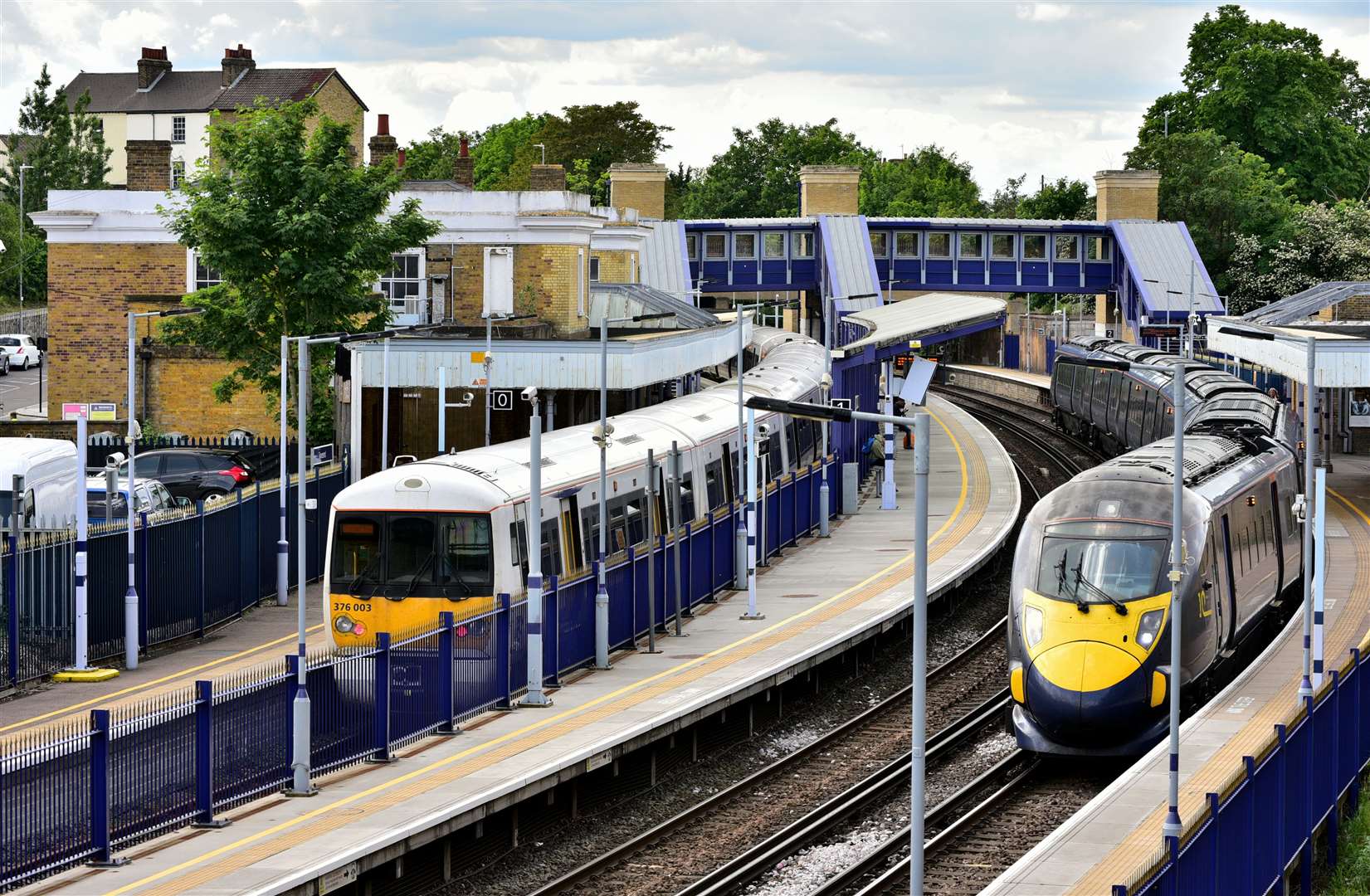 Trains to Gravesend are currently blocked. Picture: Southeastern