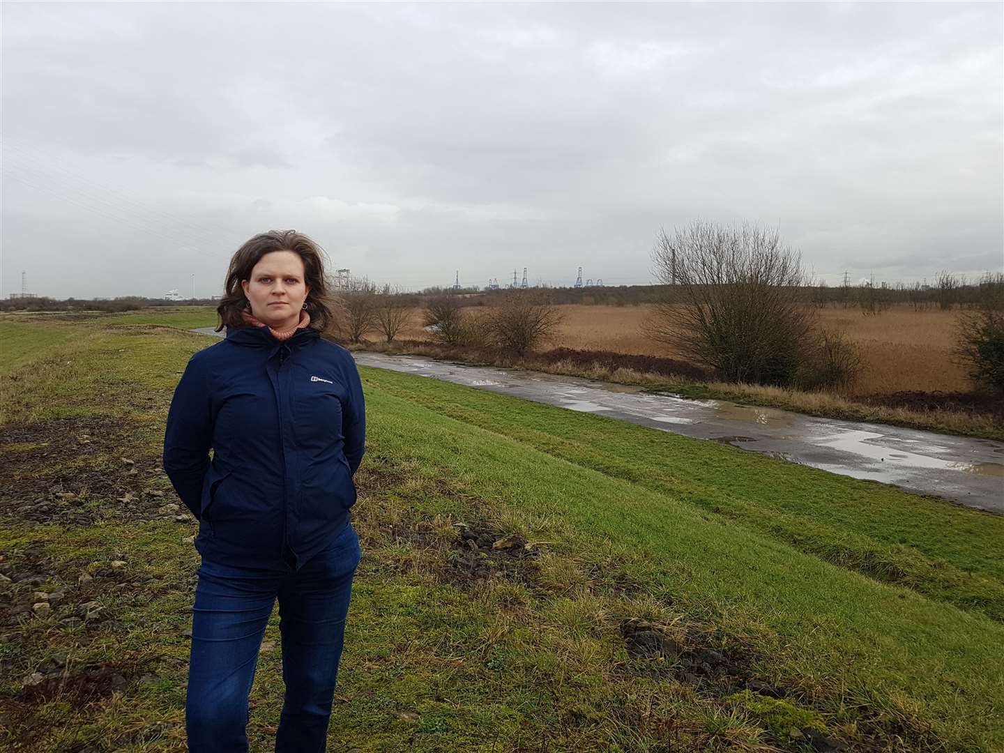 Elizabeth Anderson, founder of the Swanscombe Marsh Protection Campaign, which has support of dozens of members and conservation organisations