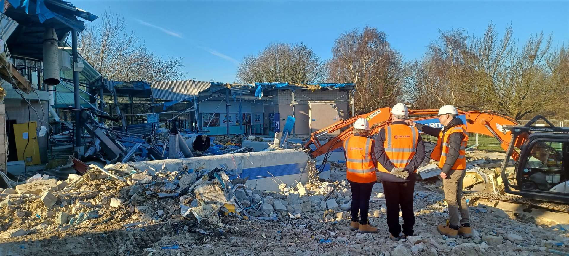 Councillors visited the site on Friday