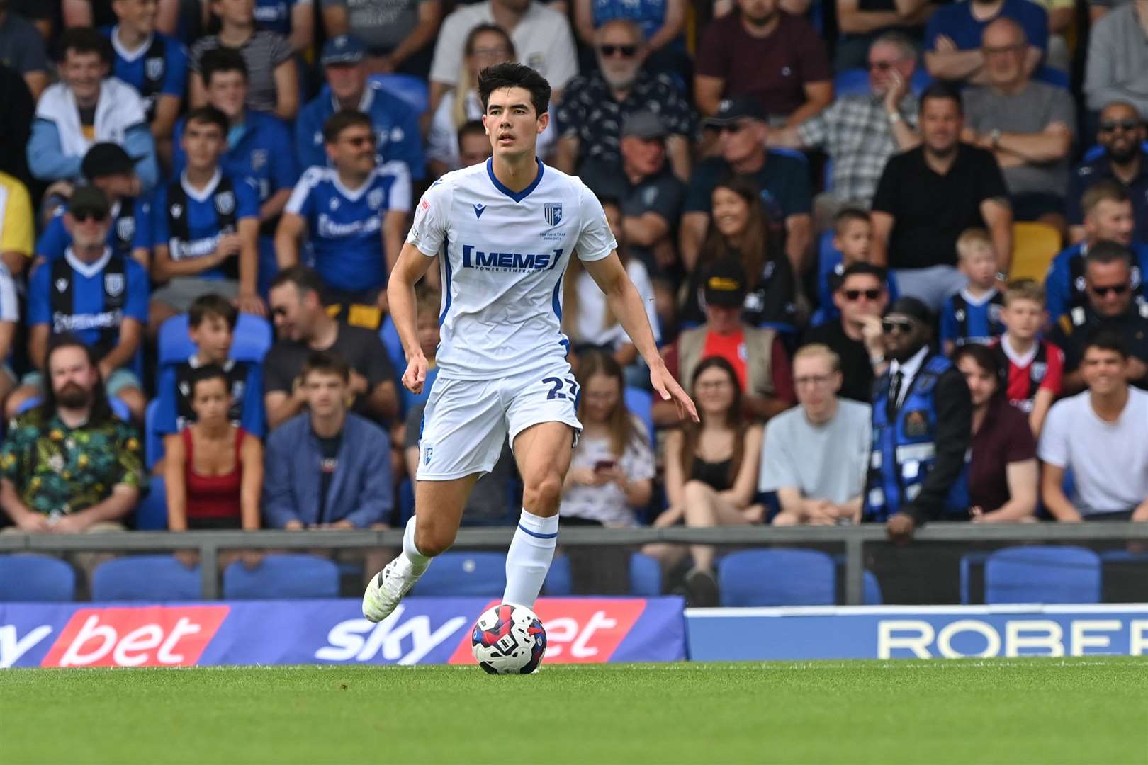 Gillingham defender Elkan Baggott hoping to start against Stevenage. Picture: Keith Gillard