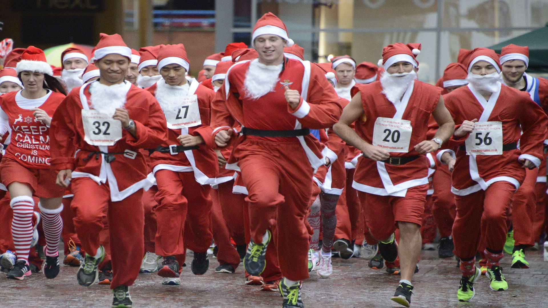 Folkestone Santa Fun Run 2015