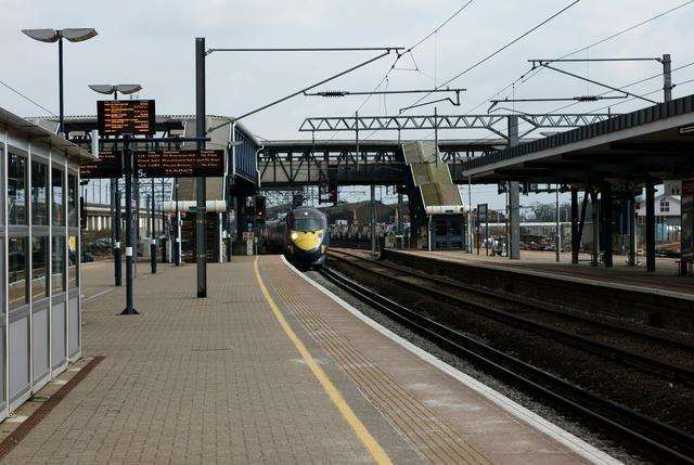 The unmanned station at Kingsnorth would have been a small stop on the Ashford-Hasting route