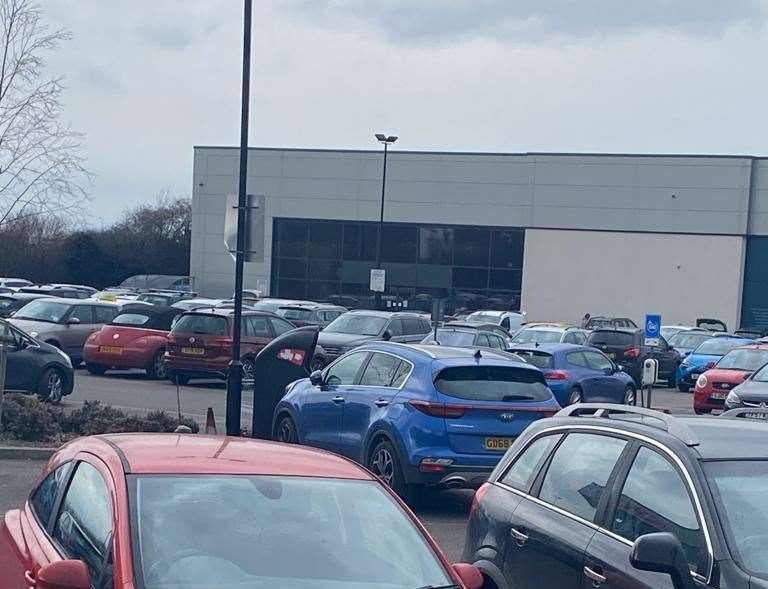 The empty unit at Horsted Retail Park