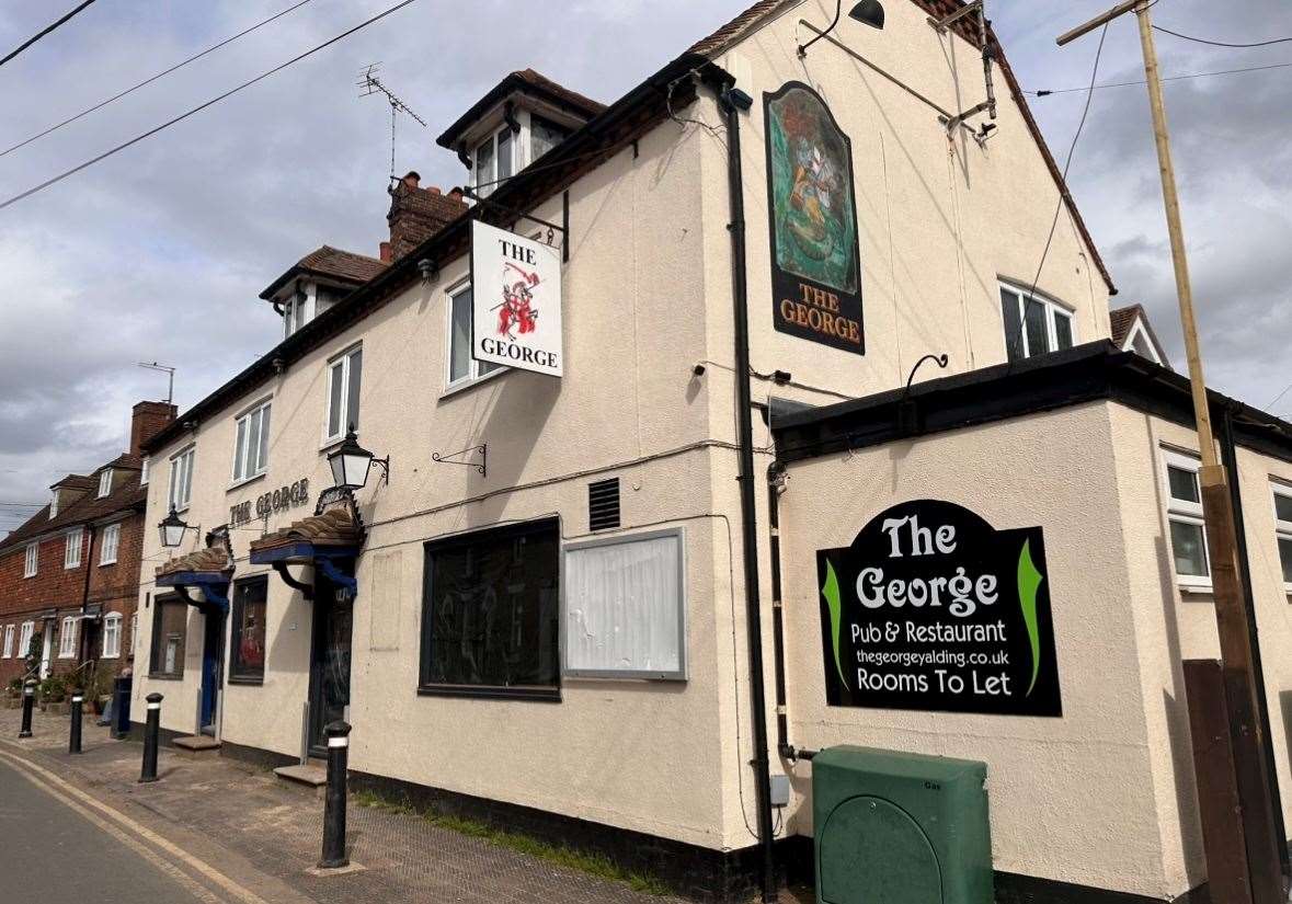 The George pub in Benover Road, Yalding