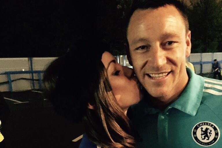 Kirstie meets her Chelsea hero John Terry