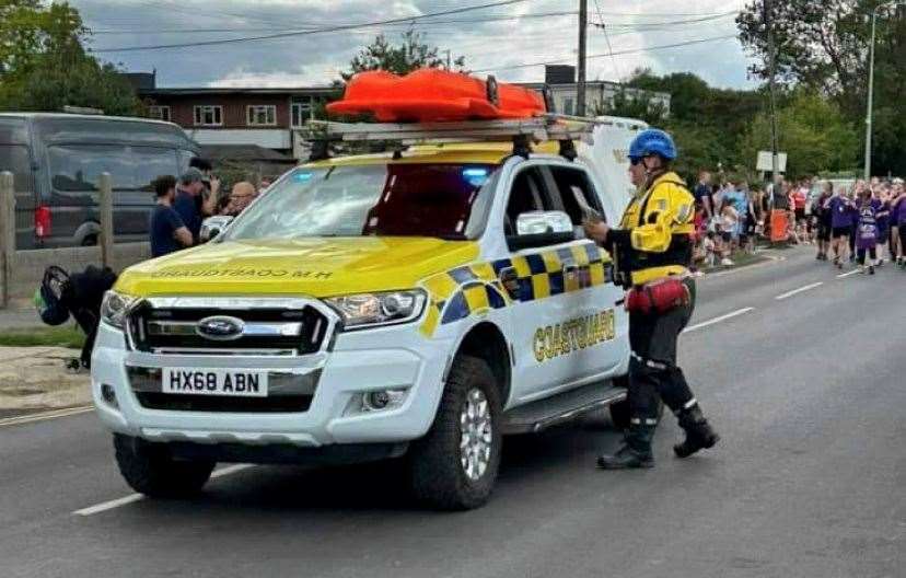 The Kent Coastguard is monitoring the situation