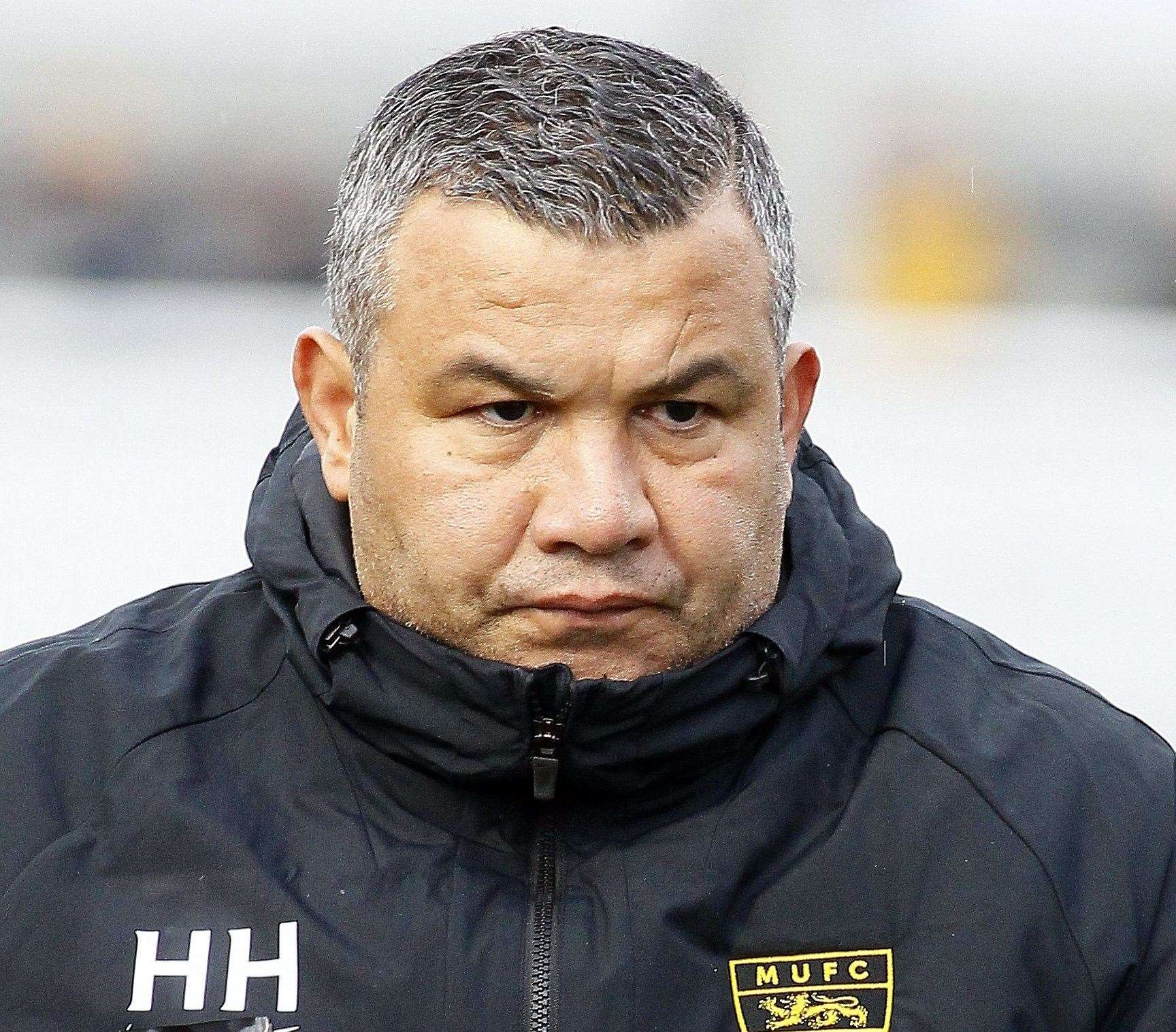 Maidstone United head coach Hakan Hayrettin...Picture: Sean Aidan