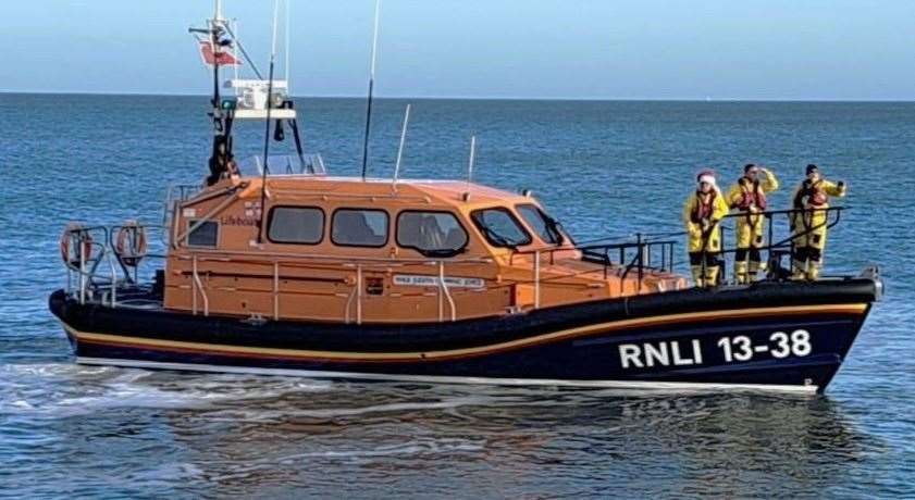 Lifeboats crews launched twice in the space of two hours. Picture: RNLI Sheerness