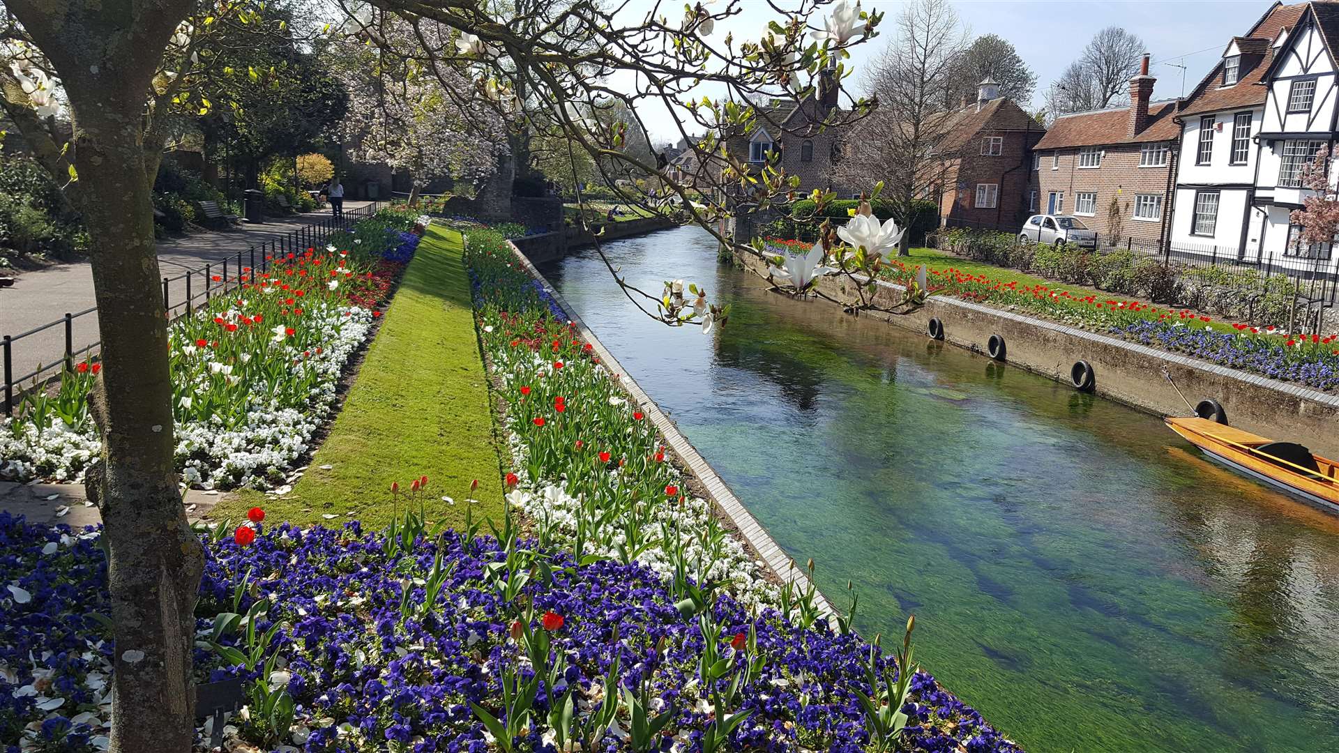 The picturesque Westgate Gardens where the attack happened